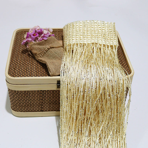 Glitter String <strong>Door</strong> Curtain <strong>Beads</strong> Hanging Beaded Fringe Fabric Tassel Window Panel Home Living Wedding Decor - Product Image 2