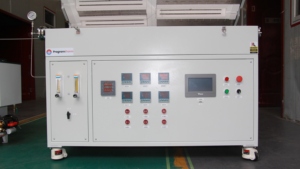 Yüksek sıcaklık 1200C yatay vakum sinterleme hidrojen tüp fırın dijital direnç işlem fırını - Product Image 6