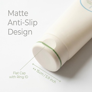 Tubes cosmétiques écologiques en canne à sucre et plastique marin PE biodégradable, emballage vide mat pour soins de la peau, nettoyants et lotions - Product Image 4