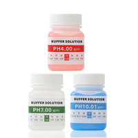 Kit de Calibración de pH de Alta Precisión de 50 ml (4.00/7.00/10.01) con Solución Estándar ORP de 222 mV, Líquido de Almacenamiento para Electrodo KCL