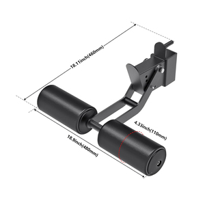 Personalización al por mayor de accesorio de rizo nórdico de alta calidad para Power Racks-Soporte de pierna ajustable con almohadilla de cuero - Product Image 3