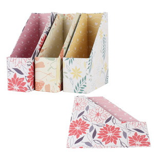 Personnalisé Pliable En Carton De Papier De Bureau Organisateur Porte-Revues Avec Étiquette Rack - Product Image 1