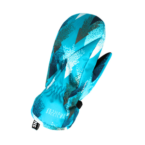 Gants de ski pour enfants, pour filles, coupe-vent, imperméables, en fibre de polyester, mitaines d'hiver, protection des mains épaissie - Product Image 6