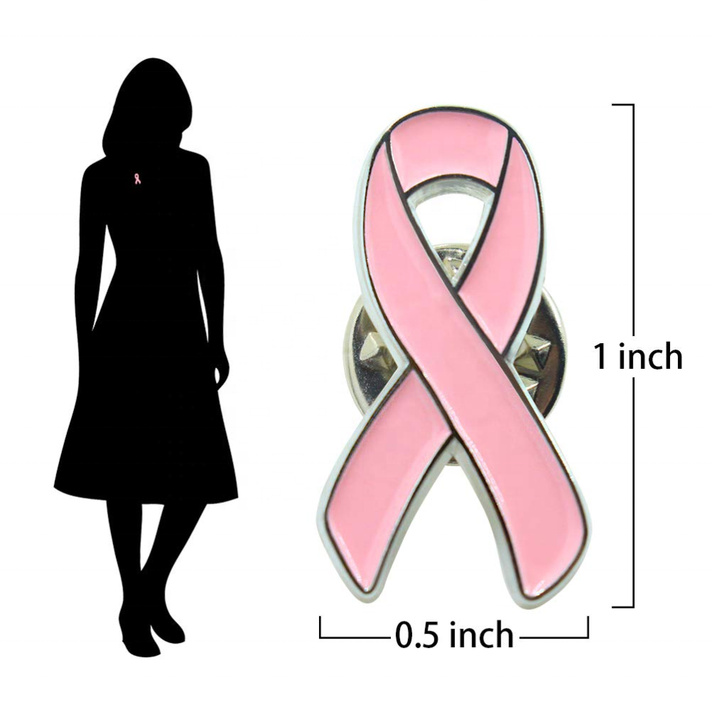 Moule existant Dur Émail Doux Rose Ruban de Sensibilisation Insigne Broche Prostate Poumon Cancer Broches