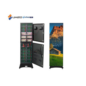 Schermo a <span class=keywords><strong>LED</strong></span> IP65 impermeabile 5000nit esterno <span class=keywords><strong>LED</strong></span> Poster segno Display con ruote facile da installare per la pubblicità esterna - Product Image 4