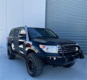 도요타 LC200 2018 + 를 위한 도로 차 자동 부속품 스테인리스 검정 스노클 떨어져 4x4 트럭을 줍으십시오 - Product Image 4