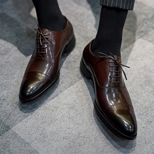 Chaussures habillées classiques en cuir véritable pour hommes, idéales pour mariage, bureau ou affaires – Cuir de vachette de qualité supérieure – Grande Vente - Product Image 6