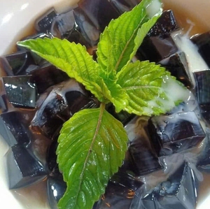 High Quality Mesona Chinensis Powder Wild-Grown Herbal Black Grass <b>Jelly</b> for Dessert Drink from Vietnam - Product Image 3