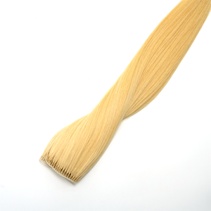 การยืดผมแบบไม่ทอที่มองไม่เห็นขน100% ต่อผมมนุษย์แท้เรมี่ผมขนนก100% จริง - Product Image 2