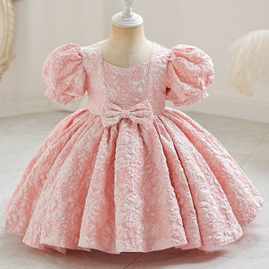 Vestido de Princesa Elegante de Verano para Niñas de Un Año, Vestido de Cumpleaños para Bebé, Estilo Occidental Aisha - Product Image 3