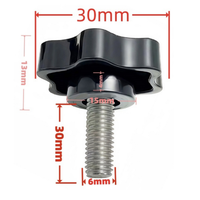 Niveleur de jambe de meuble personnalisé M8 M10 tige filetée fixe blanc PP noir plastique Machine pied D23 pieds de nivellement réglables métal