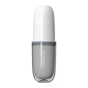 Light Luxury Cup <b>Storage</b> Box Portable Travel Wash Cup Suit Combination Electroplating Travel Mouthwash Cup - Product Image 4