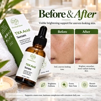 Sérum Visage Éclaircissant à l'Acide Tranexamique Fermenté (TXA) pour Corriger les Taches Brunes, l'Hyperpigmentation, Unifier le Teint et Booster l'Éclat