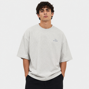Camiseta de Hombre de Corte Cuadrado de Algodón OEM Profesional con <span class=keywords><strong>Precio</strong></span> Directo de Fábrica, Impresión de Serigrafía Premium, Camiseta Oversize - Product Image 2