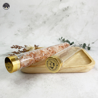 Flacon en verre tubulaire en borosilicate à col vissé, de 5 ml à 30 ml, avec bouchon en aluminium pour le stockage de sucre et de collations, forme cylindrique