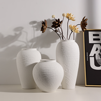 TONFO-Vase décoratif en pierre texturée Wabi-Sabi pour le déménagement d'une nouvelle maison