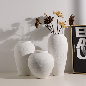 TONFO Wabi-Sabi motivo in pietra testurizzata vaso pezzo decorativo per la nuova casa in movimento - Product Image 2