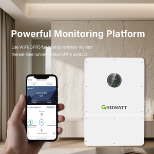 Growatt WIT 8K-XHU <span class=keywords><strong>Onduleur</strong></span> hybride 8KW Entrée maximale 1000V Triple AC 380V Chaîne triphasée <span class=keywords><strong>Onduleur</strong></span> de batterie <span class=keywords><strong>solaire</strong></span> Protection IP66 - Product Image 5