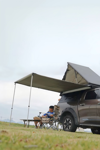 Carpa de Techo Rígida Impermeable de Apertura Rápida, Carpa de Techo Plegable con Soporte Diagonal <span class=keywords><strong>para</strong></span> Vehículos Todoterreno y Campamentos al Aire Libre - Product Image 6
