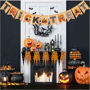 Bandera Rectangular Impermeable de Poliéster con Diseño de Halloween, Impresión Digital Personalizable, Diseños Espeluznantes para Fiestas/Compras - Product Image 5