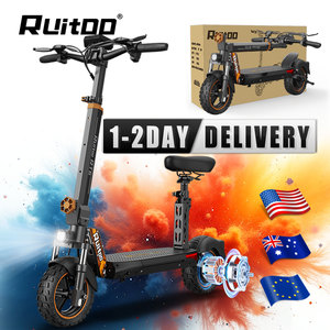 Scooter Eléctrico Ruitoo Rt6 48v Resistente al Agua, con Asiento, Plegable para Adultos, Potencia Confiable, Equipado con Motor de 800w, Rel Rt6 - Product Image 1