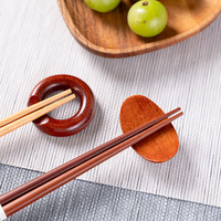 Repose-baguettes en bois traditionnel japonais et chinois, mignon, porte-stylo, repose-baguettes, décoration de table, durable