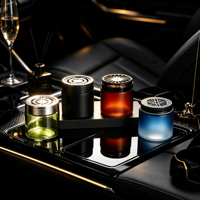 En Stock, Botella de Ambientador para Auto de 100ml/200ml, Color Negro Mate, Azul, Rojo, Naranja, Difusor de Perfume para Auto, Gel Aromatizante con Tapa Difusora