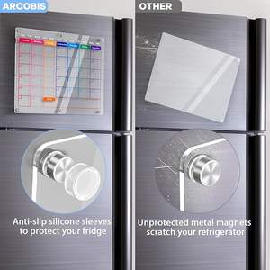 Tablero <span class=keywords><strong>de</strong></span> borrado en seco reutilizable al por mayor, planificador semanal mensual, pizarra blanca, imán para nevera, <span class=keywords><strong>calendario</strong></span> - Product Image 4
