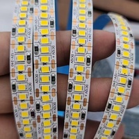 Bande LED SMD 2835 super lumineuse 12V 24V 240 LED/m 10mm 5m/rouleau 2700k 3000k 4000k 6500k Blanc Haute Luminosité Bande LED Flexible