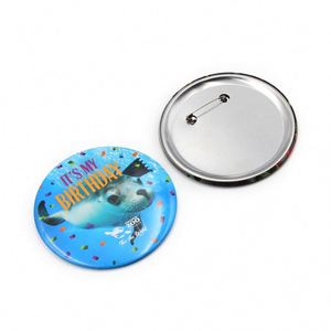 Botones Metálicos Circulares Personalizables con Base de Estaño y Pasadores de 5mm, Técnica de Fundición a Presión para Regalos con Logotipo - Product Image 3