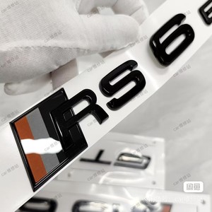 Emblema Trasero con Cuatro Anillos Negros de Audi para RS6 <span class=keywords><strong>GT</strong></span> <span class=keywords><strong>RS</strong></span> <span class=keywords><strong>E</strong></span>-<span class=keywords><strong>tron</strong></span> <span class=keywords><strong>GT</strong></span> Q6L <span class=keywords><strong>E</strong></span>-<span class=keywords><strong>tron</strong></span>, Adorno para Maletero - Product Image 3