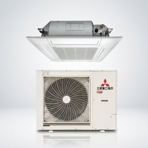 เครื่องปรับอากาศแบบคาสเซ็ตเชิงพาณิชย์ Heavy-Haier 380V R32 สำหรับพื้นที่สาธารณะ เงียบ ประหยัดพลังงานเต็มรูปแบบ พร้อมฟังก์ชั่นลดความชื้น แบบติดเพดานสี่ทิศทาง - Product Image 1