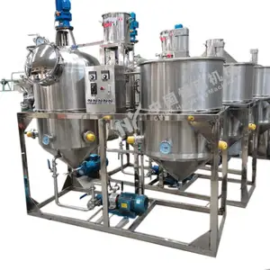 Máquina de garantía de calidad para refinar aceite vegetal máquina de refinación de aceite de motor usado