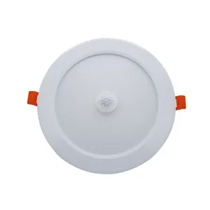 PIR hareket sensörlü LED gömme ışık 5W 7W 9W 12W 15W 18W LED Downlight ve tavan işık