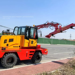 Máquina Cortadora de Césped Pequeña Montada en Vehículo, Equipo de Podar Ramas de Gran Altura, Máquina Cortadora de Césped de Brazo Plegable con Correa Central - Product Image 2