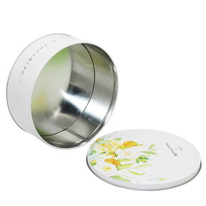 Food Grade Material Elegant Floral Round Tea <strong>Tin</strong> Can <strong>Biscuit</strong> <strong>Tin</strong> <strong>Gift</strong> &amp; Storage Dual Use Chocolate Candy Custom Metal <strong>Tin</strong> - Product Image 3