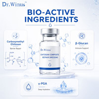 Soin Visage Professionnel de Salon de Beauté : Essence Réparatrice au Chitosane, Hydratation Profonde et Récupération Cutanée