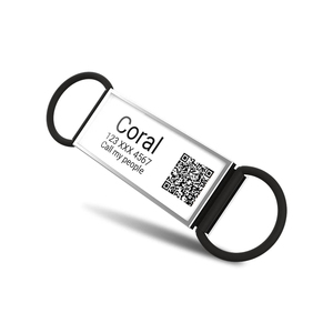 Glissière personnalisée sur étiquettes de chien silencieuses étiquettes d'identification de nom de chien en métal personnalisé scannez l'étiquette d'animal familier de <span class=keywords><strong>code</strong></span> QR avec le <span class=keywords><strong>code</strong></span> de qr - Product Image 2