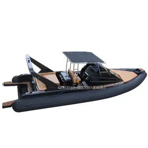 Luxury 32ft Yacht Fiberglass Rib Boat Inflatable Rigid Boat Luxury Yacht 960