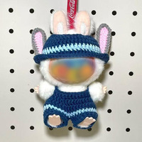 Vêtements de poupée 17cm faits à la main style jouet de dessin animé adaptable aux poupées Bubble Mart pour poupées