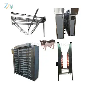 Easy Operation Pig Slaughter Line / Pig Slaughter Equipment Pulley Hook / Pig Dehairer And Scalding Machine