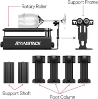 Dispositif de roulement ENJOYBONG R3 Pro 360 pour gravure au laser sur fibre, système de refroidissement par air, plastique, CNC, usage domestique et restaurant