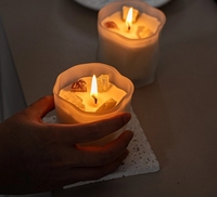 Bougie Parfumée Originale Spar en Forme de Cœur pour Fille, Cadeau d'Ambiance, Nouveauté