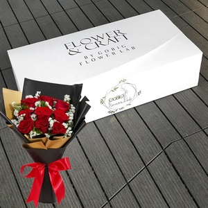 Hot <strong>Custom</strong> <strong>Flower</strong> Packaging <strong>Box</strong> Luxury Cardboard Bouquet Gift <strong>Box</strong> with Logo Printing for Fresh <strong>Flowers</strong> Delivery - Product Image 4