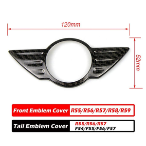 Autocollant de logo Mini Cooper en fibre de carbone véritable Carmon, couvre-emblème pour Mini Cooper F54 F55 F56 F57 R55 R56 R57 R58 R59 - Product Image 3