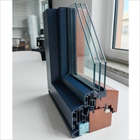 Ventana de Madera de Alto Rendimiento con Apertura Abatible Personalizada, Triple Panel Templado con Recubrimiento Low-E, Ahorro de Energía y Aislamiento Acústico para Hotel