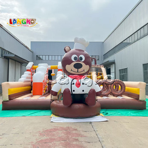 สไลเดอร์เป่าลมขนาดใหญ่สำหรับเล่นกลางแจ้งบ้านเด้งได้ - Product Image 1