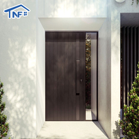 Puerta Pivotante Exterior de Aleación de Aluminio de Alta Calidad con Aislamiento Acústico y Cerradura Inteligente para Entrada, Sala de Estar, Dormitorio, Villa o Apartamento