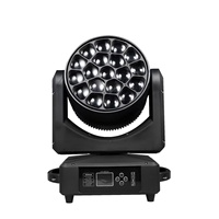 Projecteur LED de scène Pro Performance 285W RGBW Mini Moving Head avec fonctions Inclinaison, Wash, Zoom, Gobo et Rotation, DMX512, en aluminium, pour bars, soirées et événements DJ