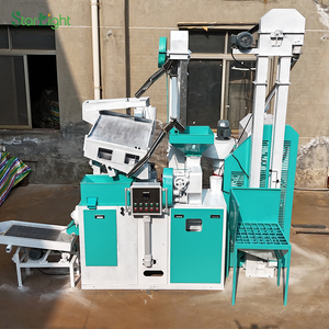 Système de décorticage du riz automatique Starlight ZNJ 600 kg/h Faible taux de bris Nouveau moteur principal d'occasion Roulement 380V Fabrication agricole - Product Image 5